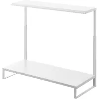 Yamazaki Tower PC Monitorstandaard 2-laags - Wit