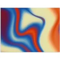 PosterMonkey Poster 40x30 cm - Golven - Kleurrijk - Abstract - Posters - Kamer decoratie - Wanddecoratie woonkamer - Muurdecoratie slaapkamer