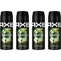 Axe Deo Spray - Wild Green Mojito + Cedarwood - 4 x 150 ml