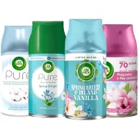 Air Wick - MIX - Spring Delight / Cotton / Spring Breeze Vanille / Magnolia - Voordeelverpakking 4 x 250 ml