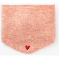 Sissy-Boy Roze Gebreide Bandana Sjaal Met Hartje