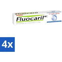 FLUOCARIL 4 x - Tandpasta - Met Fluoride - 75 ml - Tandpasta - Fluoride - Tanden Beschermen - Gaatjes Voorkomen - Tandglazuur Versterken