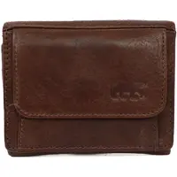 Bear design Nana Leren Overslagportemonnee - Bruin