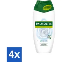 Palmolive 4 x Naturals - Douchegel - Sensitive - Voor Gevoelige Huid - 250 ml - Gevoelige Huid - Douchegel - Melkproteïnen - Zachte Reiniging - Hydratatie