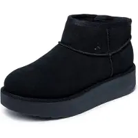 SKECHERS Boots 'KEEP COZY' zwart