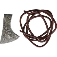 Damascus Damacus Axe Head Pendant