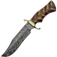 Damascus Bowie Wood