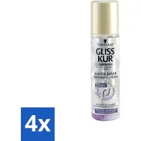 Schwarzkopf 4 x Gliss-Kur - Anti-Klit Spray - Winter Repair - Makkelijke Kambaarheid - 200 ml - Haarkleur - Haarkleur - Haarkleur - Haarkleur - Haarkleur