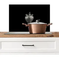 KitchenYeah Spatscherm keuken 60x40 cm - Kookplaat achterwand Aardbei - Zaadstructuur - Realistisch - Muurbeschermer - Spatwand fornuis - Hoogwaardig aluminium