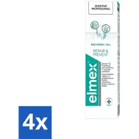 Elmex 4 x Tandpasta Sensitive Professional Gum Care 75 ml - Gevoelige Tanden - Tandpasta - Gevoeligheid - Tandarts Aanbevolen - PRO-ARGIN Technologie