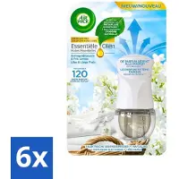 Air Wick 6 x Essential Oils - Elektrische Geurverspreider Starterkit - Sering & Fris Linnen - 19ml - Luchtverfrisser - Geurverspreider - - Essentiële Oliën - Sering & Fris Linnen
