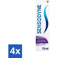 Sensodyne 4 x Tandpasta Gum Protection 75 ml - Gevoelige Tanden - Tandvleesbescherming - Tandpasta - Gevoeligheid - Tandpasta Voor Gevoelige Tanden