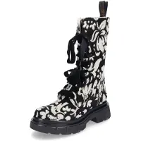 Gio Gio+ dames halfhoge laarzen zwart wit