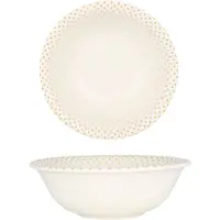 RINART Kommetje punto porselein 16 cm (400cc) set van 6