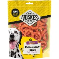 Voskes 15x Hondensnack Ringen Eend & Rijst 400 Gr
