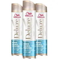 Wella 3x Deluxe Volume & Protection Haarspray 250 ml