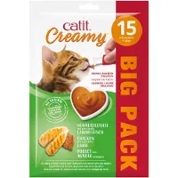 Catit Cat It - Kattensnack - Kat - Ca Creamy Kip En Lam 15x10g - 1st