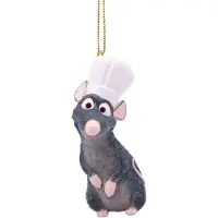 Disney Kerst Ornament Pixar Ratatouille Remy Grijs 4 X 6,5 X 10,5 Cm