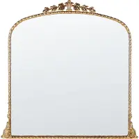 Beliani LIVRY - Wandspiegel - Goud - 71 x 71 cm - Metaal