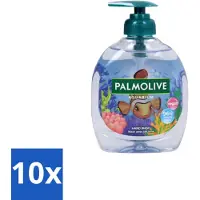 Palmolive 10 x - Aquarium - Handzeep - Natuurlijke Ingrediënten & Vegan - 300 ml - Voordeelverpakking - 10 stuks