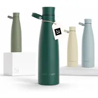 LARS NYSØM LARS NYSM RVS Geïsoleerde Waterfles 25oz 34oz | Thermosfles voor Heet en Koud