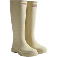 Hunter Regenlaarsjes Unisex Beige Rubber Maat 42