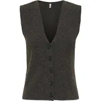 ONLY Gilet Onlbillie Sl Vest Cc Knt 15351107 Chocolate Torte/melange Dames Maat - XS