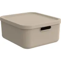 Rotho albula decoratie opbergbox 20l cappuccino