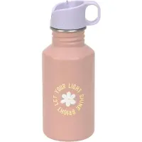 Lassig Drinkfles RVS Little Gang Party Rose Lilac