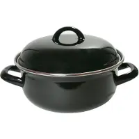 Imperial kitchen Braadpan - 20cm - Emaille - Zwart
