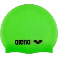 Arena Badmuts Unisex Classic Silicone Swim Cap Acid Lime/Black