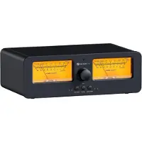 Usorteret LC30 VU Meter Versterker Luidspreker Selector Box, 2-Weg Analoge Audio Schakelaar - voor Stereo HiFi Versterkers en Passieve Luidsprekers, - Geel