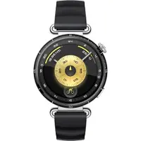 Huawei WATCH GT 6 41 mm / Behuizing van titaniumlegering / Zwarte fluoroelastomeer band / Batterijduur tot 21 dagen / GPS /Compatibel met iOS en Android