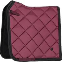 QHP Zadeldek Zahra Wine Red - Dressuur Pony | Zadeldekje paard