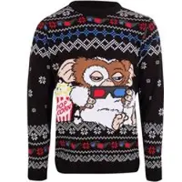 Gremlins Christmas jumper - - Gizmo Popcorn - S tot XXL - voor Mannen - meerkleurig - Maat L