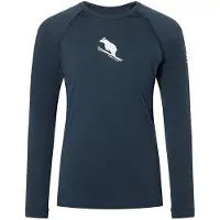 Super.natural - Kid's Flear175 L/S - Merino-ondergoed 110, blauw