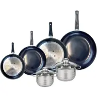 Elo Set van 4 kookpannen 20, 24, 28 en 32 cm en 2 braadpannen 14 en 16 cm Elo Prima Brillant