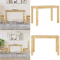vidaXL Eettafel PANAMA 112x60x75 cm massief grenenhout