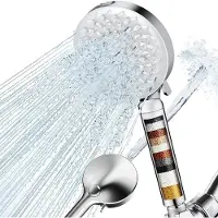 BOTC Douchekop met Hoge druk en Filter - Model: T018 - douchekop regendouche - 7 Sproeistanden - Waterbesparende - Zilver