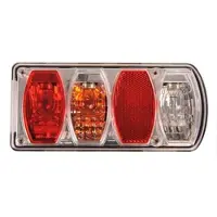 Proplus Achterlicht aanhangwagen - 6 functies - 222 x 100 mm - Rechts