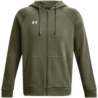 Under Armour Sportsweatvest 'Rival' olijfgroen / wit