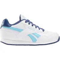 Reebok Junior Jongens Royal Classic Jog 3.0 Sneakers Wit/Digitalblue/Batik Blue