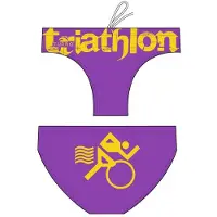 Turbo Triathlon Basic Swimming Brief Paars M Man