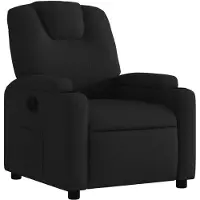 vidaXL Relaxfauteuil Zwarte Stof