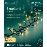 Kaemingk Led Excellent 25 meter 1584 LED groen/soft gold