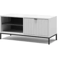 Vicco Schoenenbank Eliza, Wit, 100 x 45 cm met vouwdeur