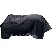 Kentucky Horsewear Horsewear - Transport combo cooler fleece deken zwart 160-7'0