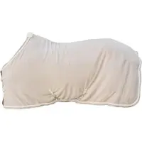 Kentucky Horsewear Horsewear - Zweetdeken fleece gevlochten touw beige 145-6'6
