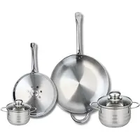 Elo Set van 2 Bakpannen 24 en 32 cm en 2 Kookpotten 12 en 16 cm Elo Profi Brillant
