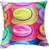 Unique living - 5 stuks - kussenhoes - sierkussenhoes - strand - beach - zee - strandhoed - 45 x 45 cm - rits - nautisch